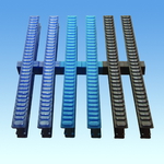 Модули цветной решетки перелива из ABS- пластика